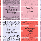 Love cards PNG AND SVG FILES