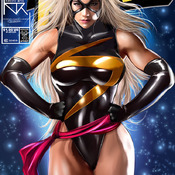 MISS MARVEL fan art cover VIVI WINKLER