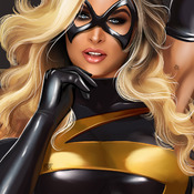 MISS MARVEL portrait digital art