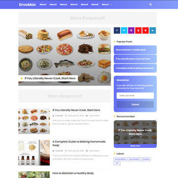 EnvoMax Pro Template blogger Premium Blogspot