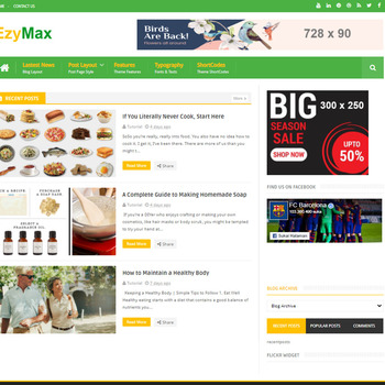 EzyMax Pro Template blogger Premium Blogspot