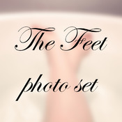 White Spring Feet Digital Photo Set