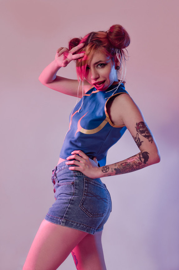 Chun Li Cosplay Photoshoot - AnnaGothika. 18 photos of Chun Li cosplay