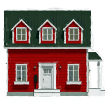 The Little Red Cottage Home Design CC02
