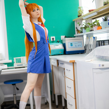 Asuka in School Uniform