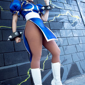 CHUN LI AZUL COSPLAY