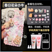 Free shipping Diy materials of cream phone cases and  the tutorial download  model  3018