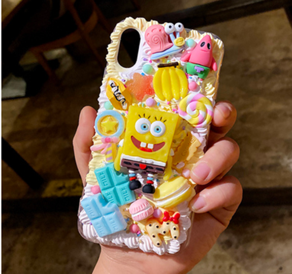 Free shipping Diy materials of cream phone cases and the tutorial download model 3055
