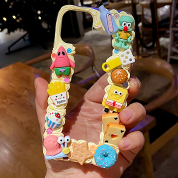 Free shipping Diy materials of cream phone cases and the tutorial download model 3058--sea cartoon figure