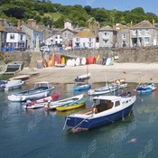 Mousehole Colourful View.