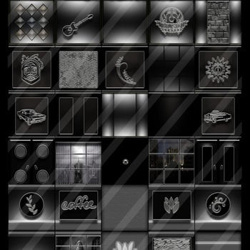 collection black authentic 30 textures for imvu