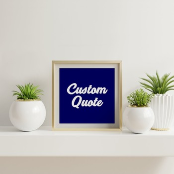 Custom Quote - Not buy this listint - This is only use for sample / advertising purpose