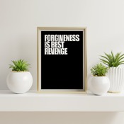 Forgiveness is best... Inspirational Quote, Positive Typography, Motivational Art, Printable Art, Printable Quote Poster, Printable Quote Ar