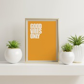 Good vibes only... Inspirational Typography Art, Motivational, Positive, Printable Wall Art, Wall Decor, Printable Wall Art