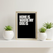 Home is where... Inspirational Quote, Funny Quote, Positive Typography, Motivational Art, Printable Art, Printable Quote Poster, Printable Q