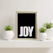 Joy... Inspirational Quote, Positive Typography, Motivational Art, Printable Art, Printable Quote Poster, Printable Quote Art, Wall Decor, Q