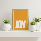 Joy... Inspirational Quote, Positive Typography, Motivational Art, Printable Art, Printable Quote Poster, Printable Quote Art, Wall Decor, Q