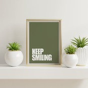 Keep smiling... Inspirational Quote, Funny Quote, Positive Typography, Motivational Art, Printable Art, Printable Quote Poster, Printable Qu