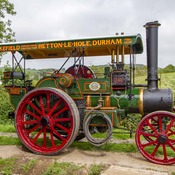 Lesley the Garrett Engine At Helston Railway in Cornwall.