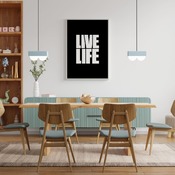 Live Life... Print, Quotes Print, Poster Print, Wall Art Quotes, Typography Print, Digital Download, Digital Prints, Quote, Wall Art, Printa