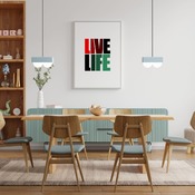 Live Life... Print, Quotes Print, Poster Print, Wall Art Quotes, Typography Print, Digital Download, Digital Prints, Quote, Wall Art, Printa