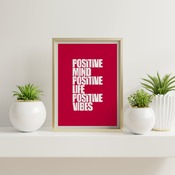 Positive mind... Inspirational Quote, Funny Quote, Positive Typography, Motivational Art, Printable Art, Printable Quote Poster, Printable Q