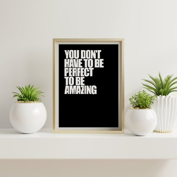 You don't have to be... Inspirational Typography Art, Motivational, Positive, Printable Wall Art, Printable Quote Art, Wall Decor, Printable