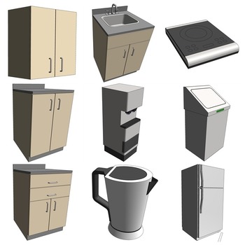 01 SUPPORT & FACILITIES / 06 Nourshment (Revit families)