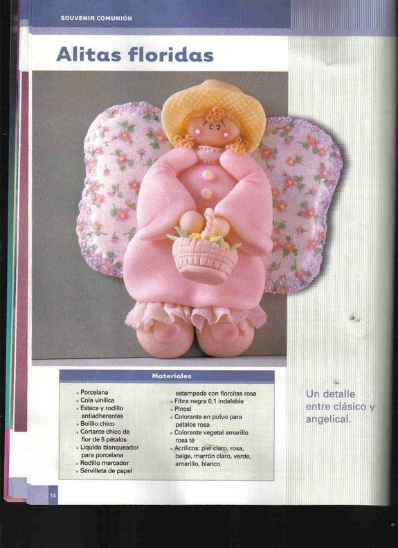 instant download diy project Detailed Instructions For Making Cute Clay fat pink girl