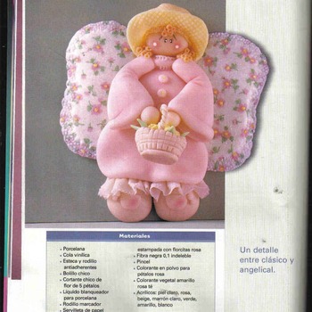 instant download diy project Detailed Instructions For Making Cute Clay fat pink girl