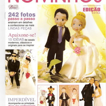 instant download ebook polymer clay dolls wedding  couples in white dress miniatures