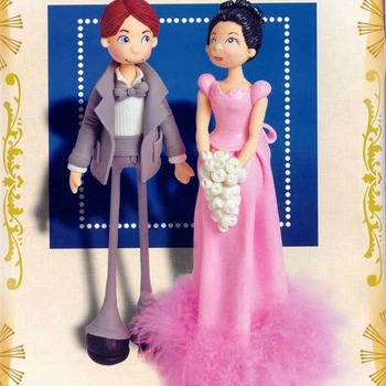 Instant download of ebook wedding couple BEST POLYMER CLAY PROJECTS BOOK: Master the techniques and patterns to making polymer clay projects