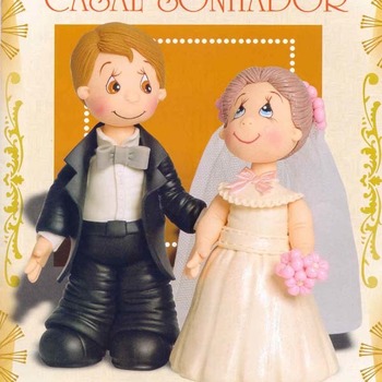 Instant download of ebook wedding couple POLYMER CLAY PROJECTS BOOK --praying couple