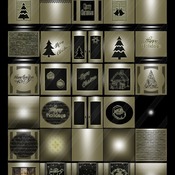 MEGA OFFER twelve Christmas packages 345 pieces of textures  for imvu
