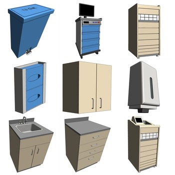 01 SUPPORT & FACILITIES / 08 Medication Room 02 (Revit families) 