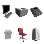 01 SUPPORT & FACILITIES / 20 Physician Dictation Station (Revit families) 