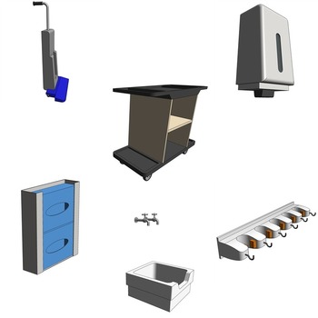 01 SUPPORT & FACILITIES / Housekeeping - 02 (Revit families) 