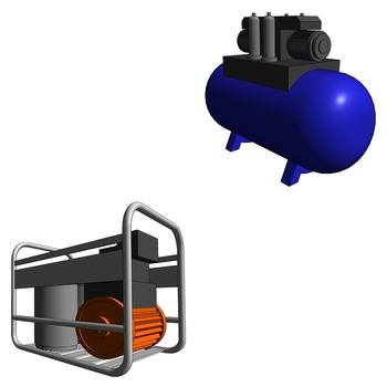 02 OPC / 19 Dental Compressors & Vacuum (Revit families) 