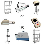 03 PATIENT WARDS / 08 In-Patient Wards - Equipment Store (Revit families) 