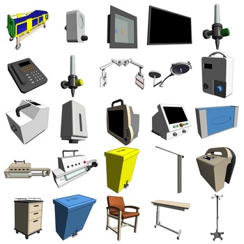 04 CRITICAL CARE AREAS / 05 ICU - N.S (Revit families) 