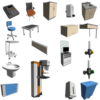 06 IMAGING / 02- Mammography (Revit families) 