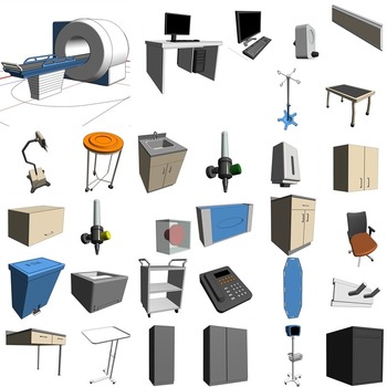 06 IMAGING / 10- MRI 3T (Revit families) 