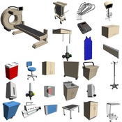 07 NUCLEAR MEDICINE/ 02 Gamma Camera - Single Head (Revit families) 