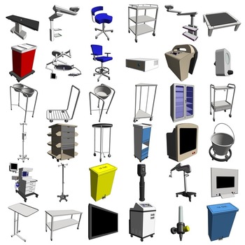 08 SURGERY/ 03 Operating Room - Ophthalmology (Revit families) 