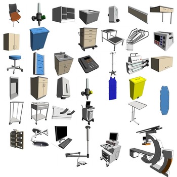 09 CATHETERIZATION/ 01 Cath Lab - Single Plane (Revit families) 