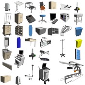 09 CATHETERIZATION/ 02 Cath Lab - Bi-Plane (Revit families) 