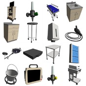 13 ENDOSCOPY/ 02 Endoscopy Procedure, Upper (Revit families) 