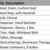 18 REHABILITATION / 03 Physiotherapy - Treatment 01 (Revit families) 