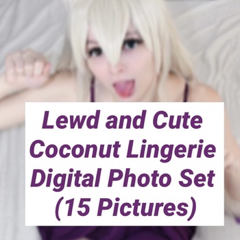 Lewd and Cute Coconut Lingerie Photo Set (15 Pictures)