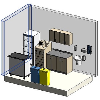 01 Medication Room (Revit families)